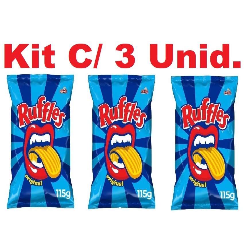 Batata Ruffles Original 115g - Unidade ou Kit C/ 3. | Shopee Brasil