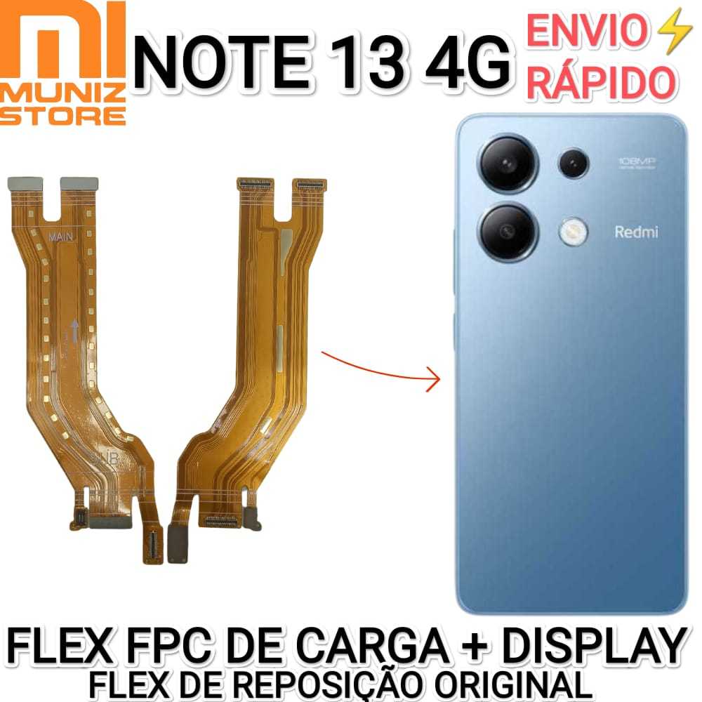 Flet za Xiaomi Redmi Note 13 4G za punjenje (plocica sa konektorom)) (Original Quality)