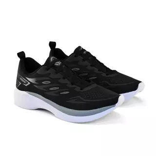Tenis Masculino UNISSEX Escolar Academia Original FREEDOM Corrida Caminhada Lançamento PROMOCAO PRETO PRATA