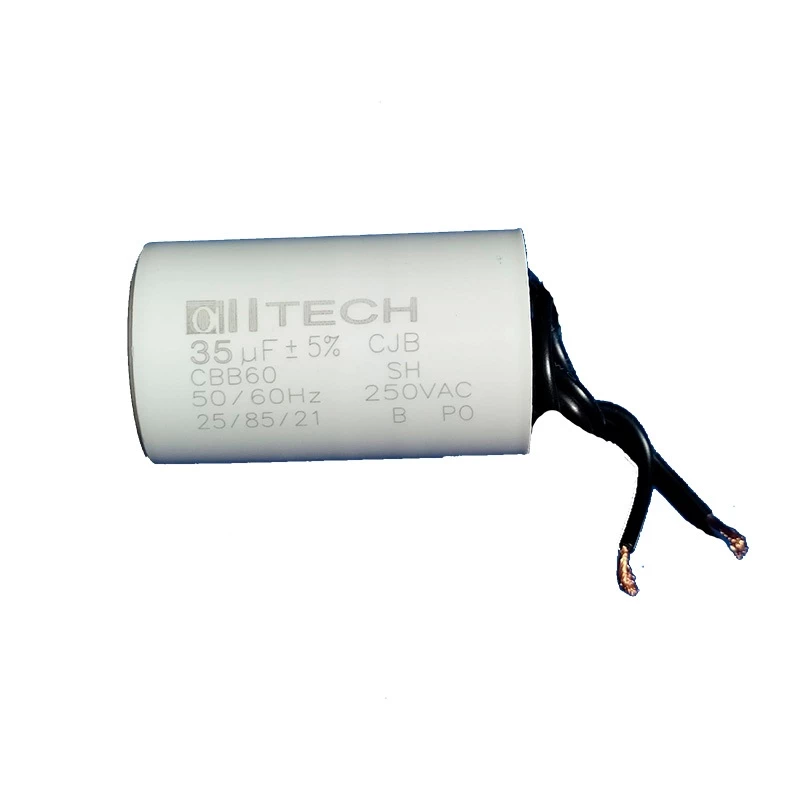Capacitor 35uF x 250VAC p/ Motor de Portão Automático