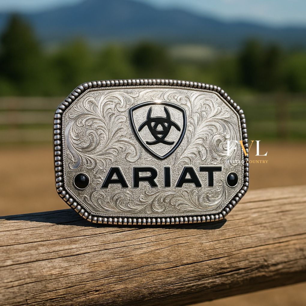 Fivela pra Cinto Ariat Long Horn Bull Rider Tião Carreiro Muladeiro ...