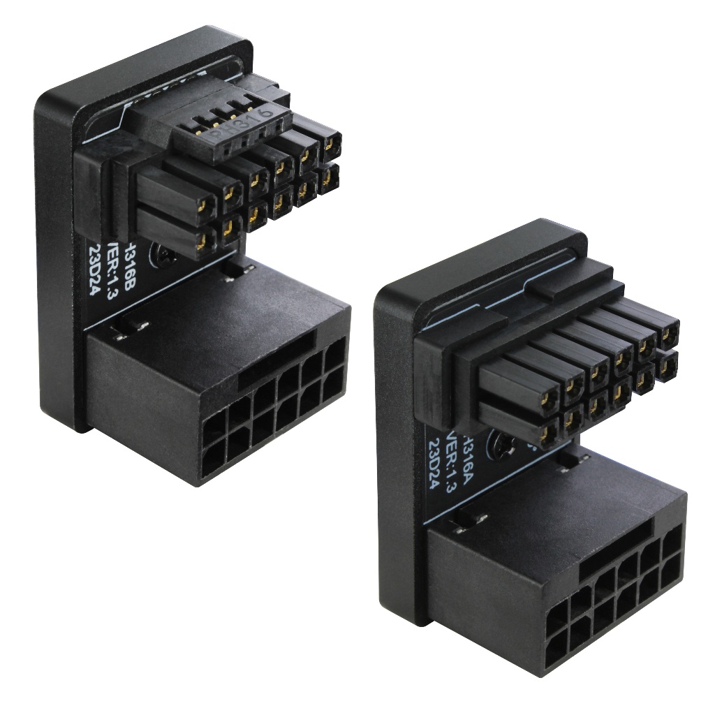 Adaptador Pcie 5.0 12vhpwr Atx 3.0 180° Placa De Vídeo