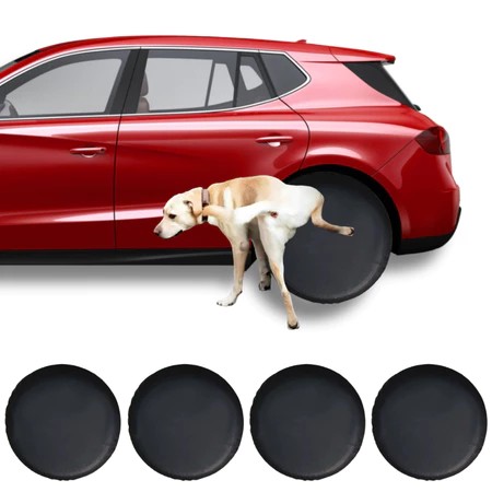 4 Capas Protetora Roda Pneu Courvin Anti Xixi Cachorro