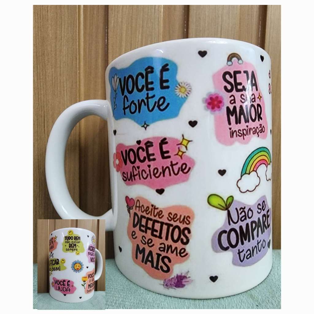 CANECA PERSONALIZADA FRASES MOTIVACIONAIS | Shopee Brasil