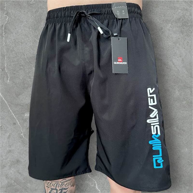 Bermuda Quiksilver Elastano Tectel Premium Lançamento Unico Masculino Com Bolsos