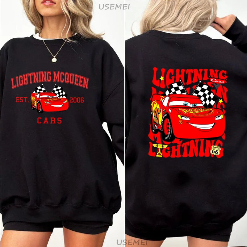 Moletom Gola Redonda Unissex Lightning Mcqueen Relâmpago F/C | Shopee ...