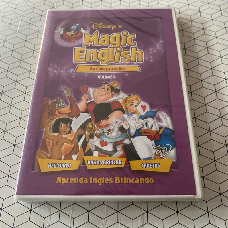 Dvd original lacrado Magic English da cabeça aos pés volume 6