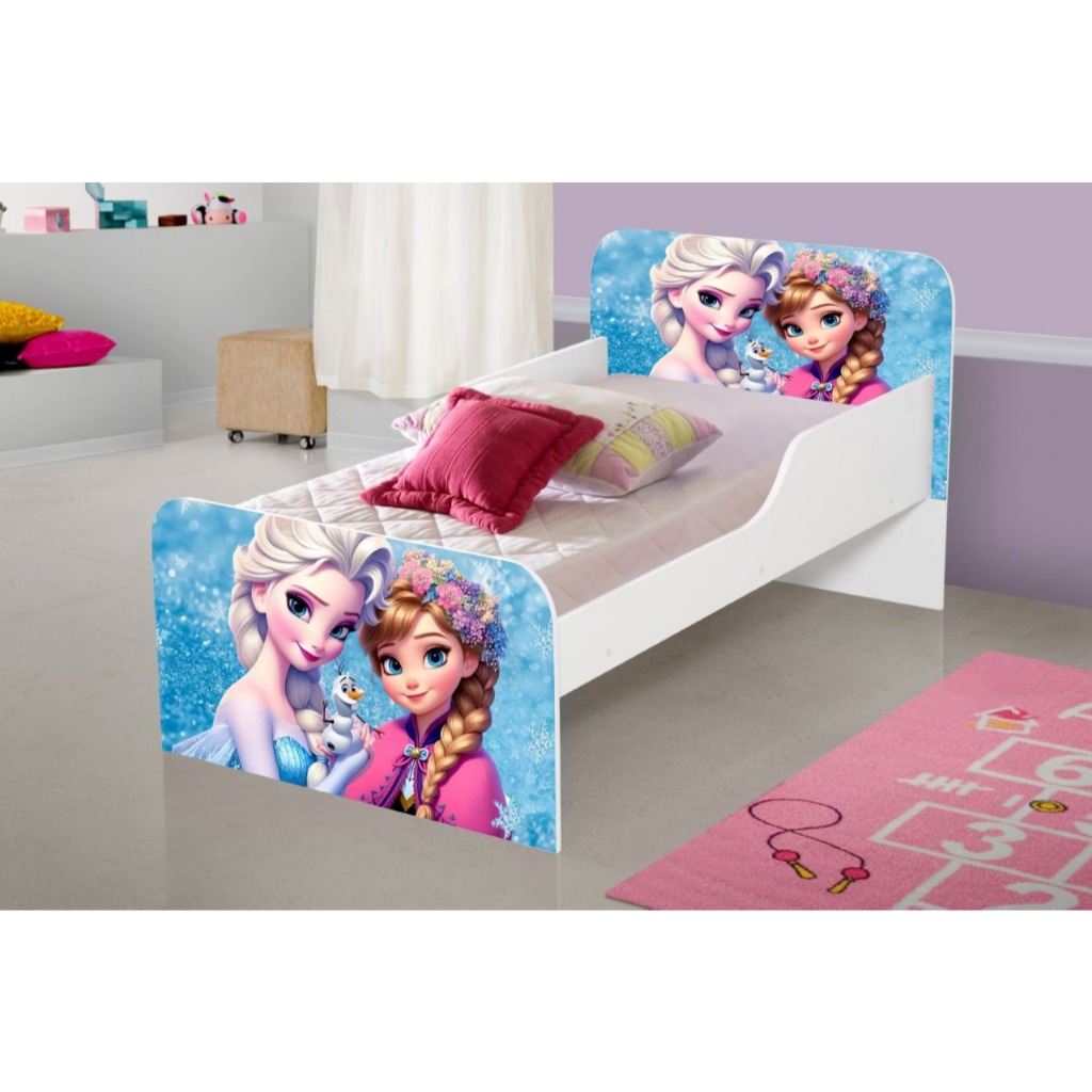 Mini Cama Infantil Para Quarto Meninas Cama Para Crianças Personagens ...