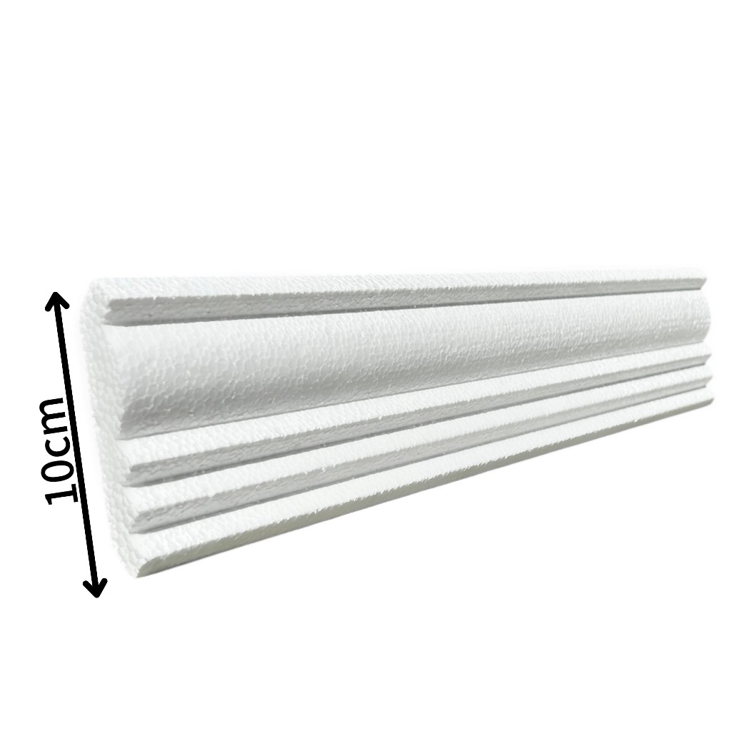 Moldura Roda Teto Sanca Isopor Kit 15 Metros #012 | Shopee Brasil