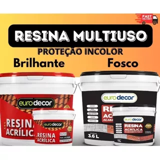 Resina Fosca , Brilhante ou Acetinado 18L Ou 12L Acrílica Impermeabilizante Para Telhas e Tijolo