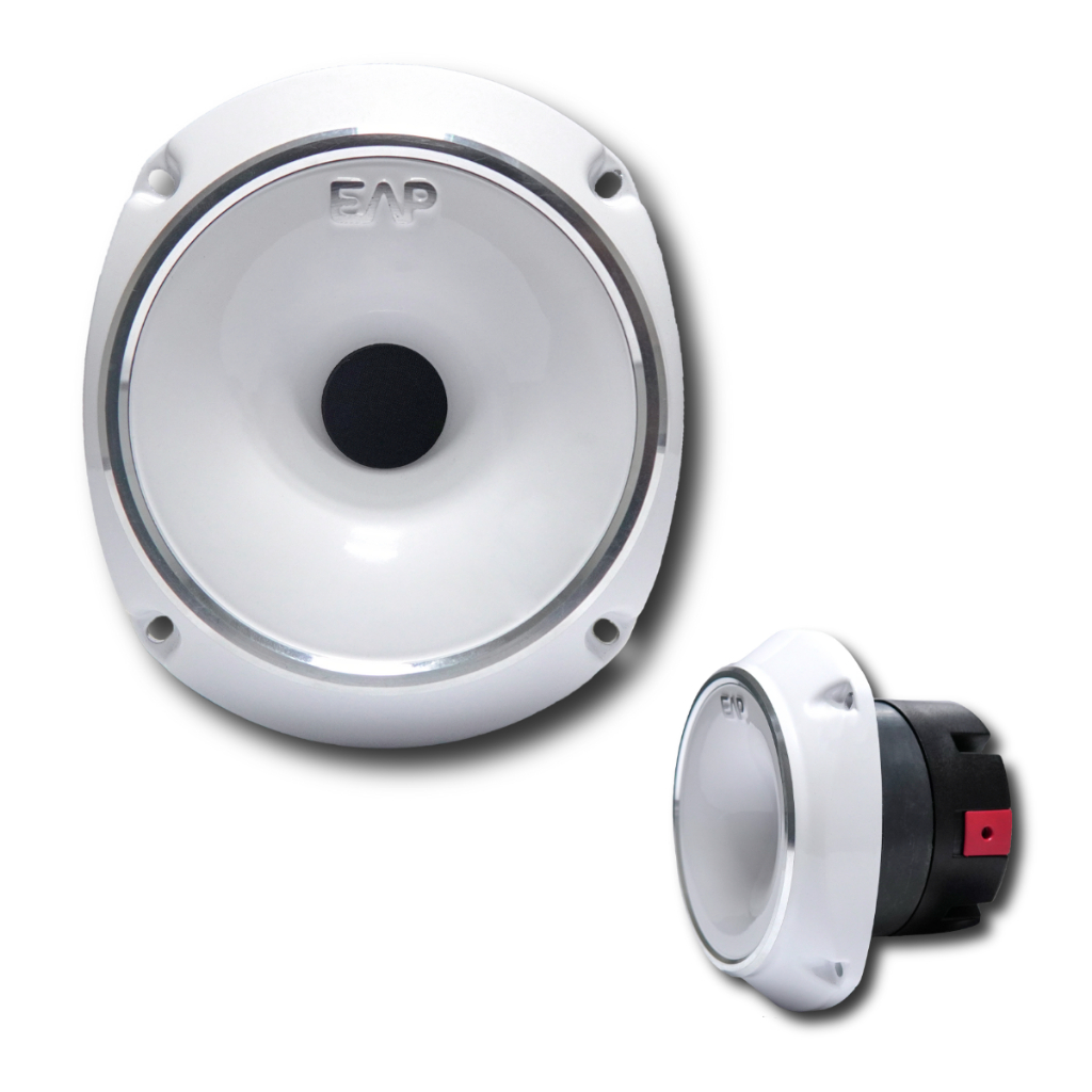 KIT C/2UN TWEETER EAP ESTRANHO T400 BRANCA E PRETA 100W 8OHMS