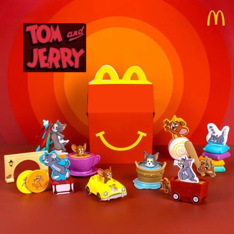 Tom e Jerry Mc Lanche Feliz - Original Bonecos Lacrados - 2025, 85 anos ...