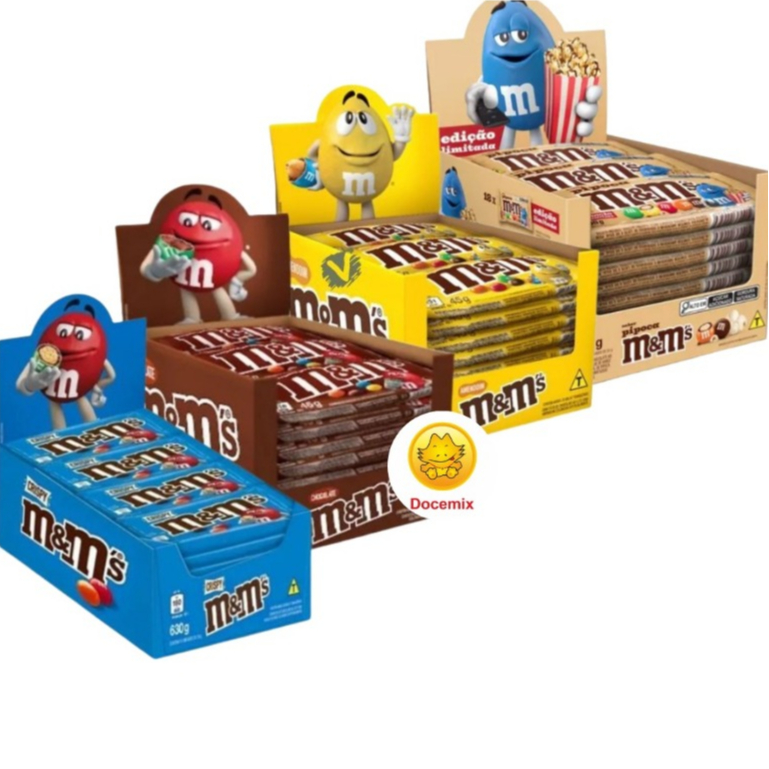 Display Confeito M&M´s Com 18uni de 35g a 45g ESCOLHA SEU SABOR