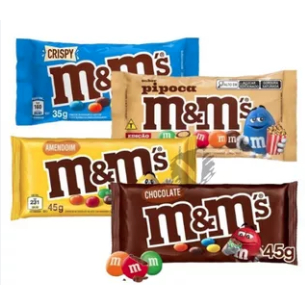 Display Confeito M&M´s Com 18uni de 35g a 45g ESCOLHA SEU SABOR