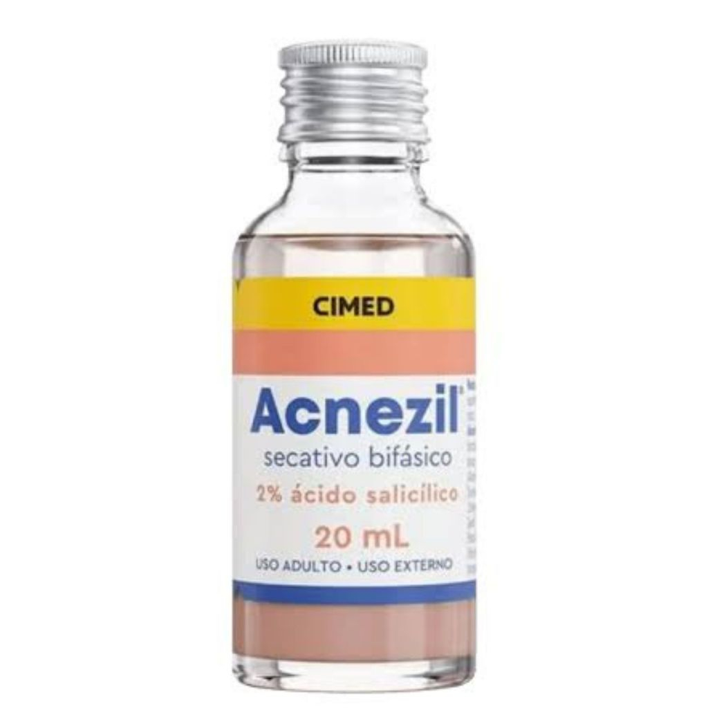 GEL Acnezil SECATIVO BIFÁSICO 20ml secativo de espinhas 2% ácido ...