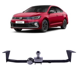 Engate Reboque Original Volkswagen Virtus 2018 Até 2025 Homologado Premium 450kg