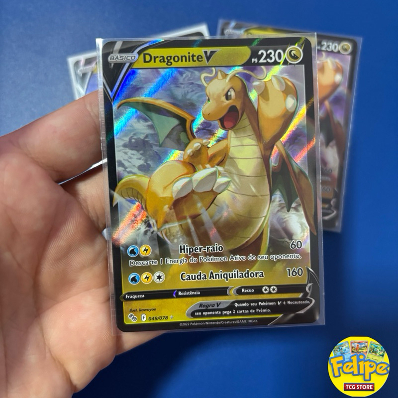 dragonite v pokemon card value Pokmon TCG Dragonite V Full Art 191/203 Evolving Skies NM Condition   Nation of Cards