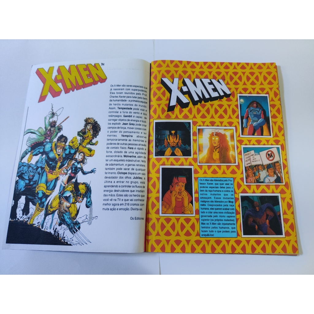 Man アルバム Mania,Labo,iDOME Álbum X-Men - 1994 - Abril Panini | Shopee Brasil