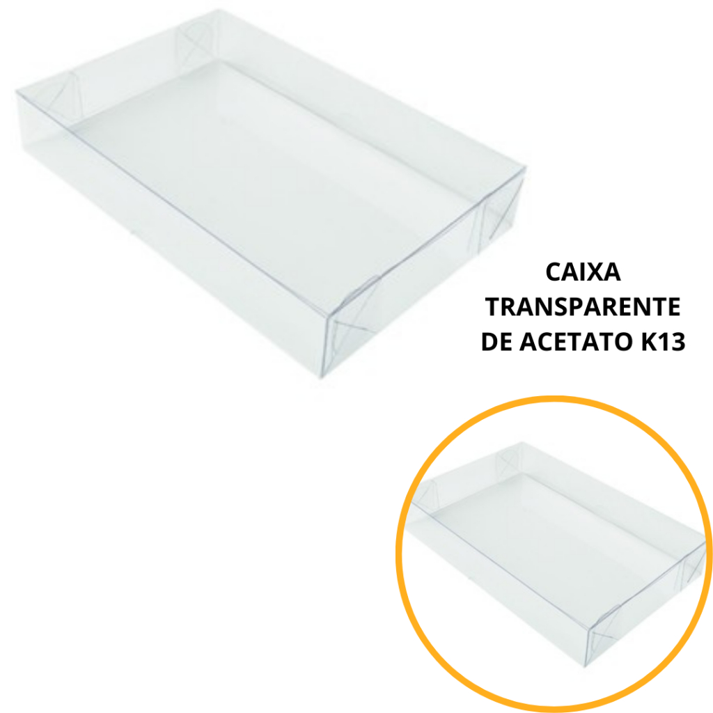 20~100 CAIXAS 12X8X3 TRANSPARENTE EM ACETATO ASSK K13