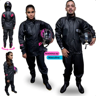 Capa De Chuva Motoqueiro Europa ALBA Original Impermeável Para Moto Frio em Oferta na Shopee