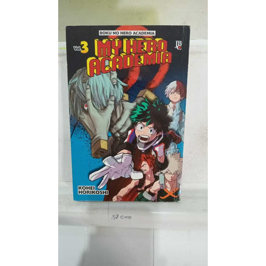 Mangá - My Hero Academia - volume 3 - Kohei Horikoshi | Shopee Brasil