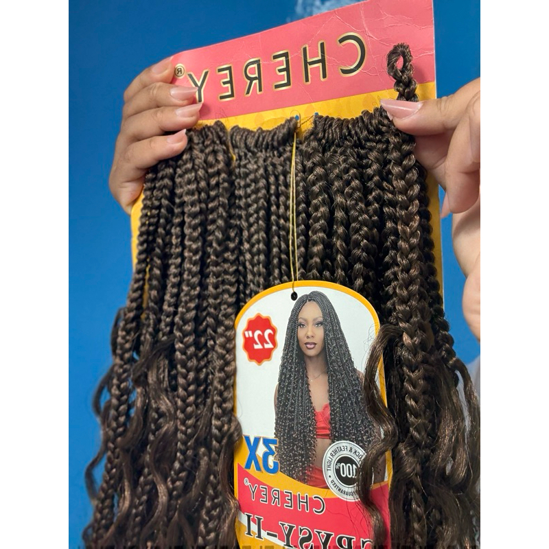 Cabelo Trança pronta Gpysy Braids 300g Crochet Braids 60cm Cherey