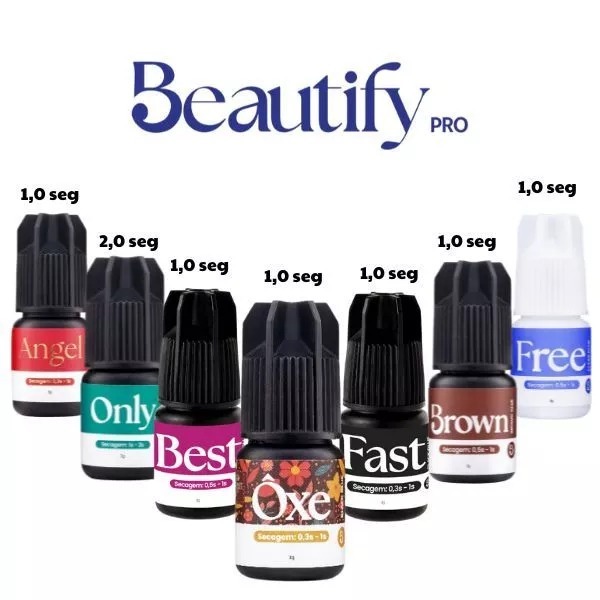 Cola Adesivo Beautify Best Fast Brown Only Oxê Angel Free Extensão de ...