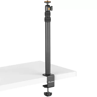 ULANZI LS01 Suporte Mesa Câmera Alumínio Extensível 37-96cm com Cabeça Giratória 360°, Fixação em C e Rosca 1/4"