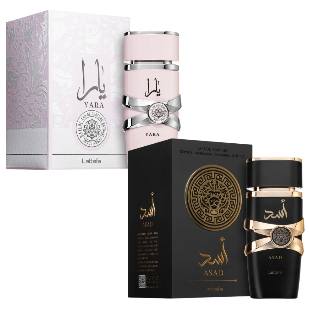 Perfume Feminino Yara Rosa 100ML + Perfume Asad Preto 100Ml Eau de ...