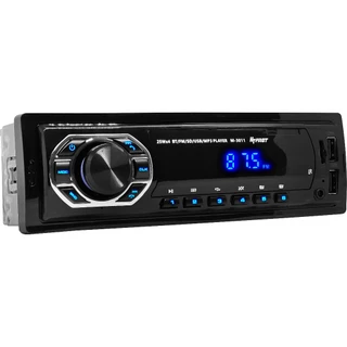 Rádio MP3 Som Automotivo Bluetooth Universal 1 Din LED Azul USB Auxiliar Leitor Cartão SD