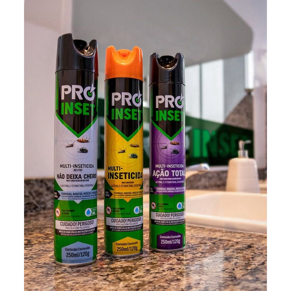 Inseticida Eficaz Multi Inseticida Pro Inset 250ml Mata moscas ...