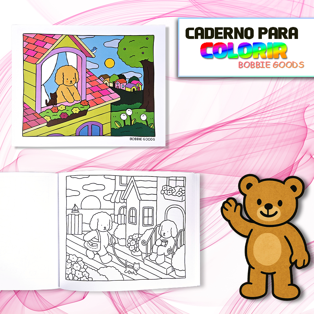 Caderno de Desenho Bob Goods GRANDE (25x21cm) 24 Folhas Para Ilustrar ...