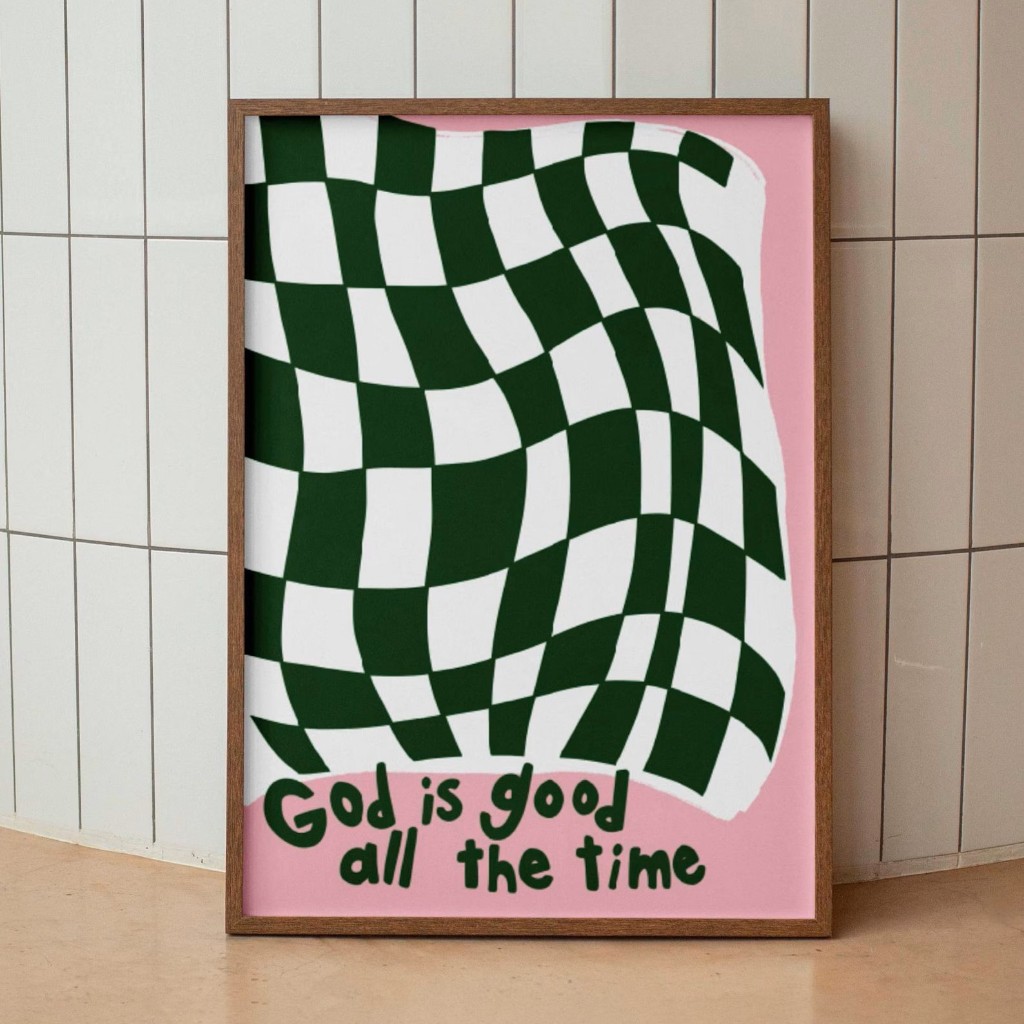 Quadro Decorativo Religiosos Com Textos Bíblicos Para Sala, Quarto ou Escritório – Vive Em Mim No1