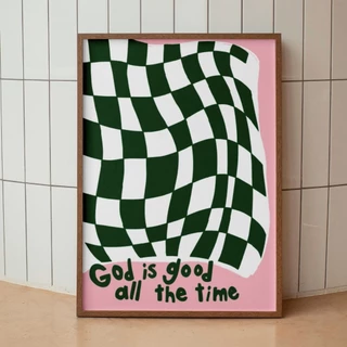 Quadro Decorativo Religiosos Com Textos Bíblicos Para Sala, Quarto ou Escritório – Vive Em Mim No1