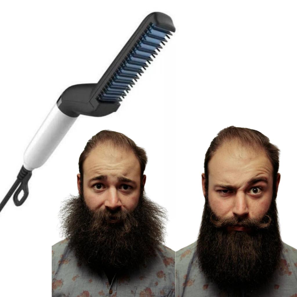 Chapinha para Barba Escova alisadora de Barba e bigode Shopee Brasil