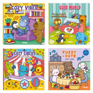 Kit 4 Livros De Colorir Tik Tok 96 Desenhos Comfy e Cozy Folha 150 Gm² em Oferta na Shopee