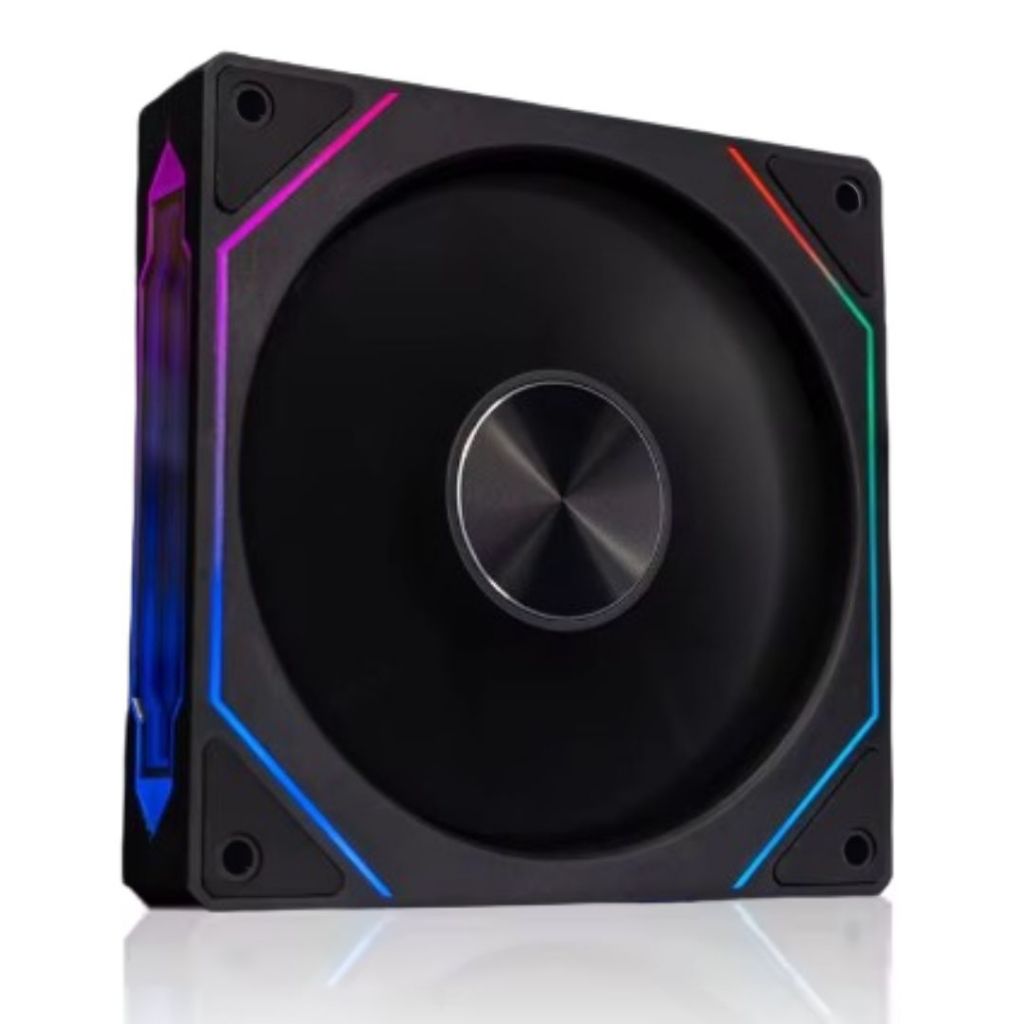 Cooler Fan Prism 4rs Jungle Leopard Argb 5v Reverso - Ventoinha Cor Preta