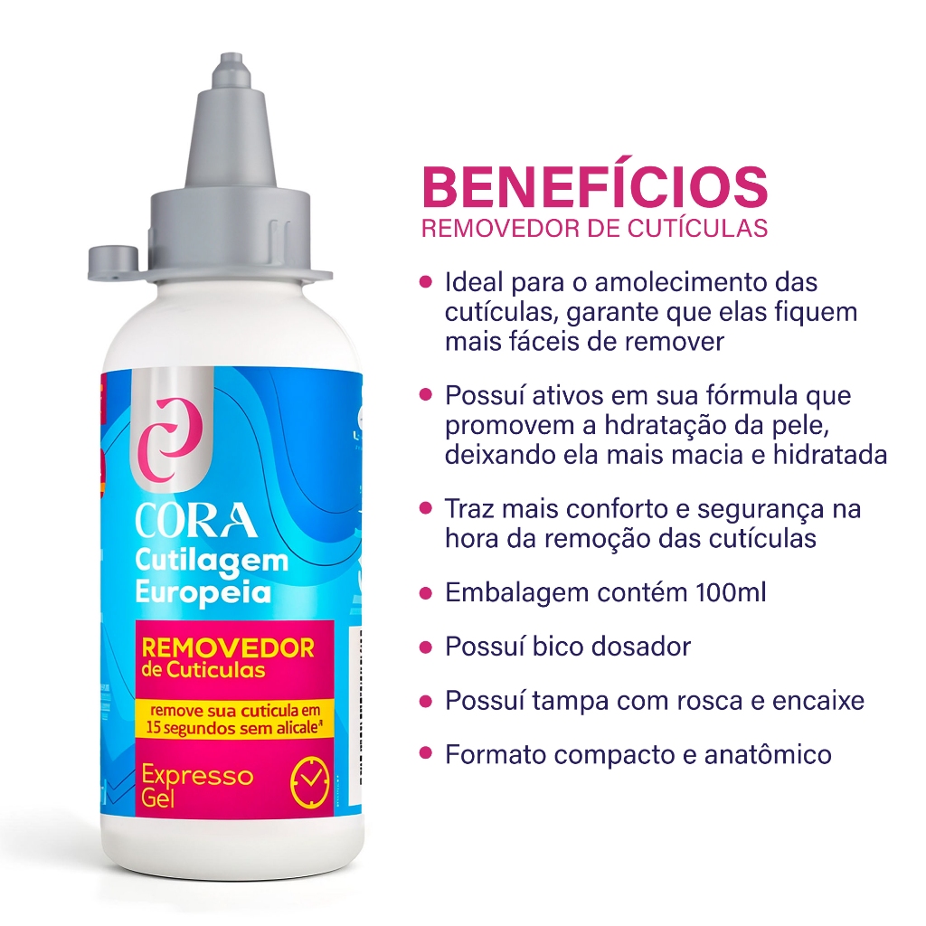 Kit removedor de cutículas em gel com espátula — foto 4