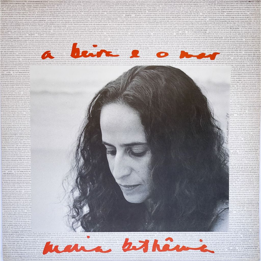 Lp Maria Bethânia A Beira E O Mar - 1984 C/ Encarte - Ótimo | Shopee Brasil