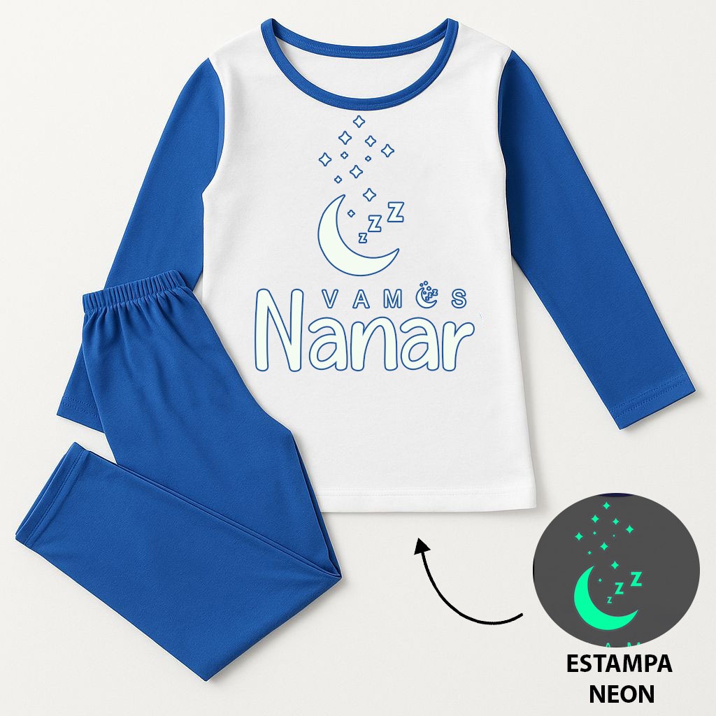 Pijama Manga Longa Comprida Infantil Brilha no Escuro Menino Menina Anti Bolinha Algodão para Dormir em Oferta na Shopee