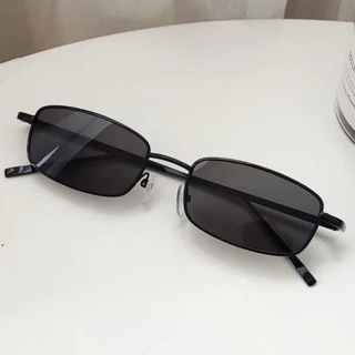 Óculos de Sol Quadrado Retrô Classico Masculino Vintage Proteção UV Preto Vermelho Oculos Escuro