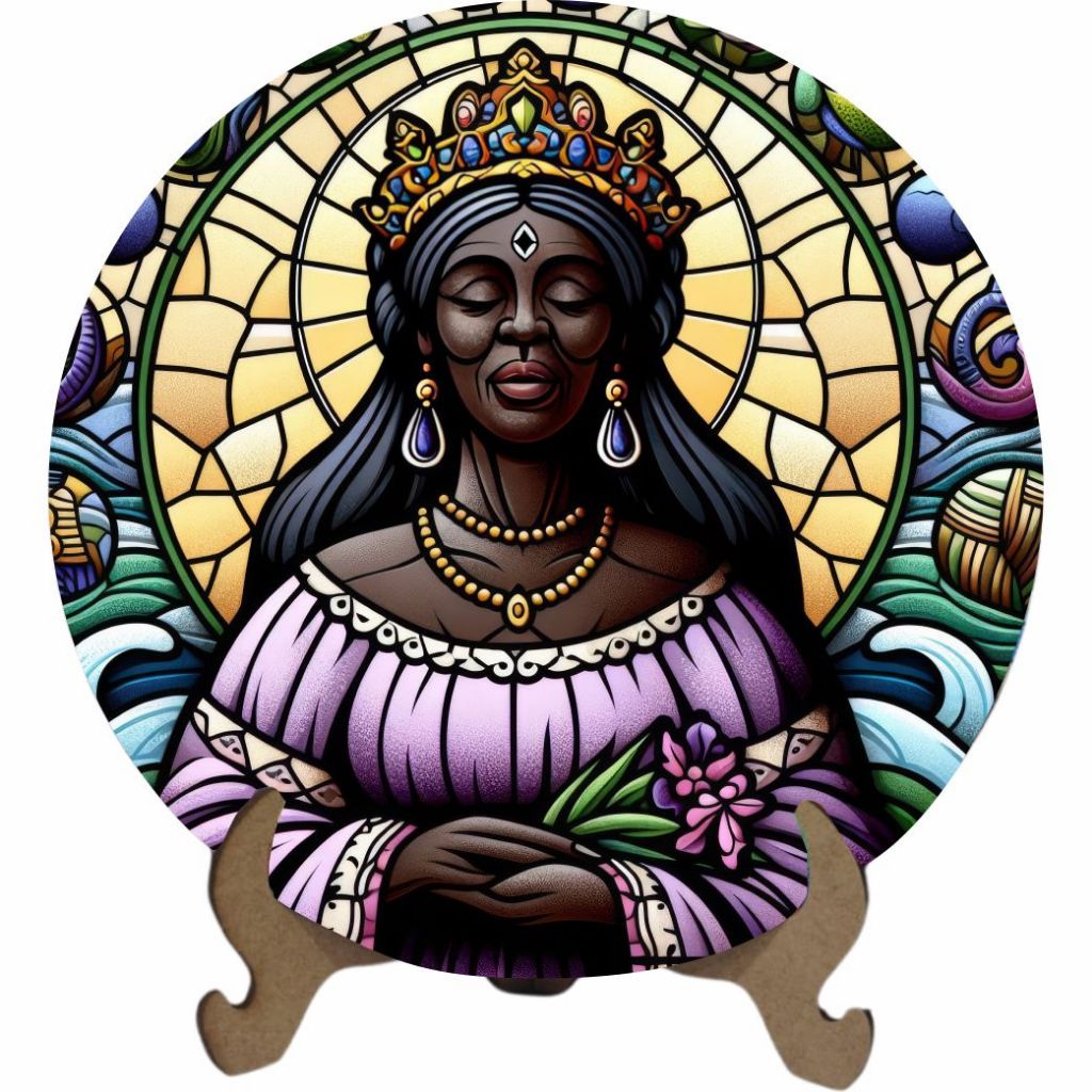 Mandala Nanã - Arte Estilo Vitral