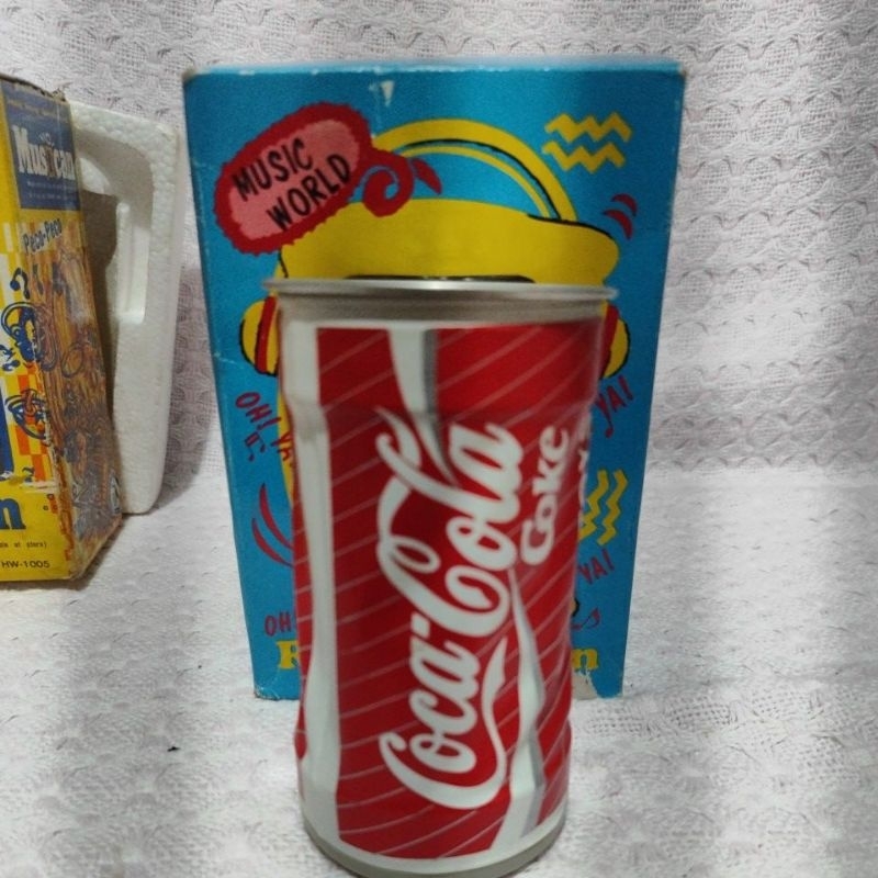 latinha musical promocional coca cola musical anos 80 | Shopee Brasil