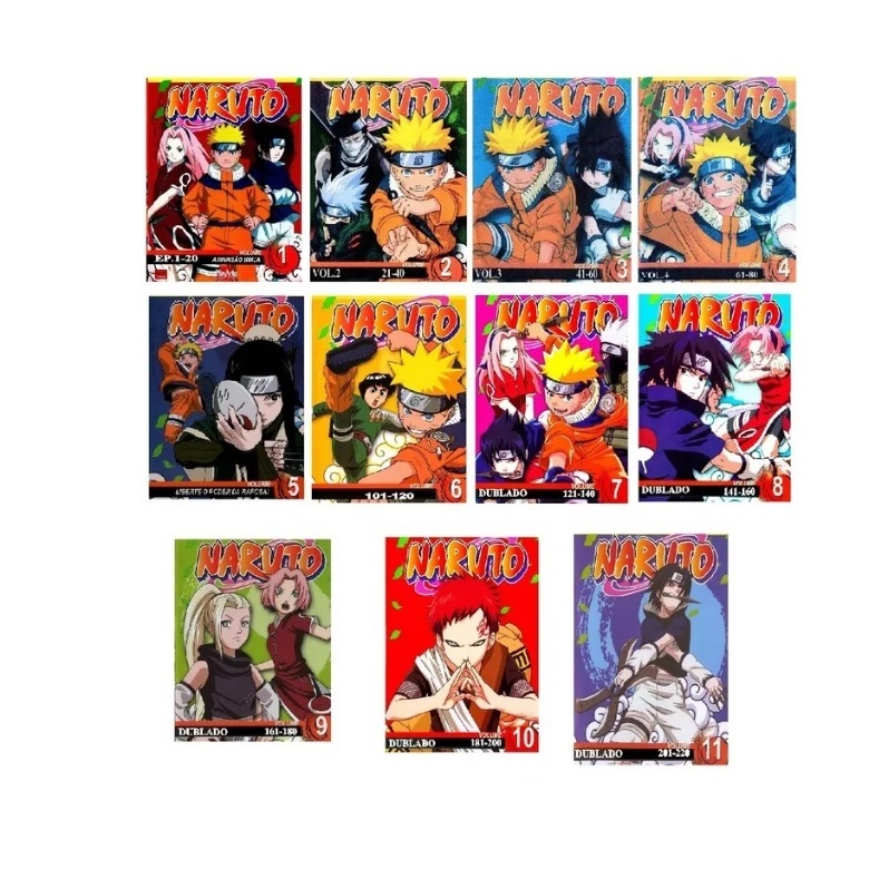 box naruto vol 1 5 dvds em Promoção na Shopee Brasil 2026