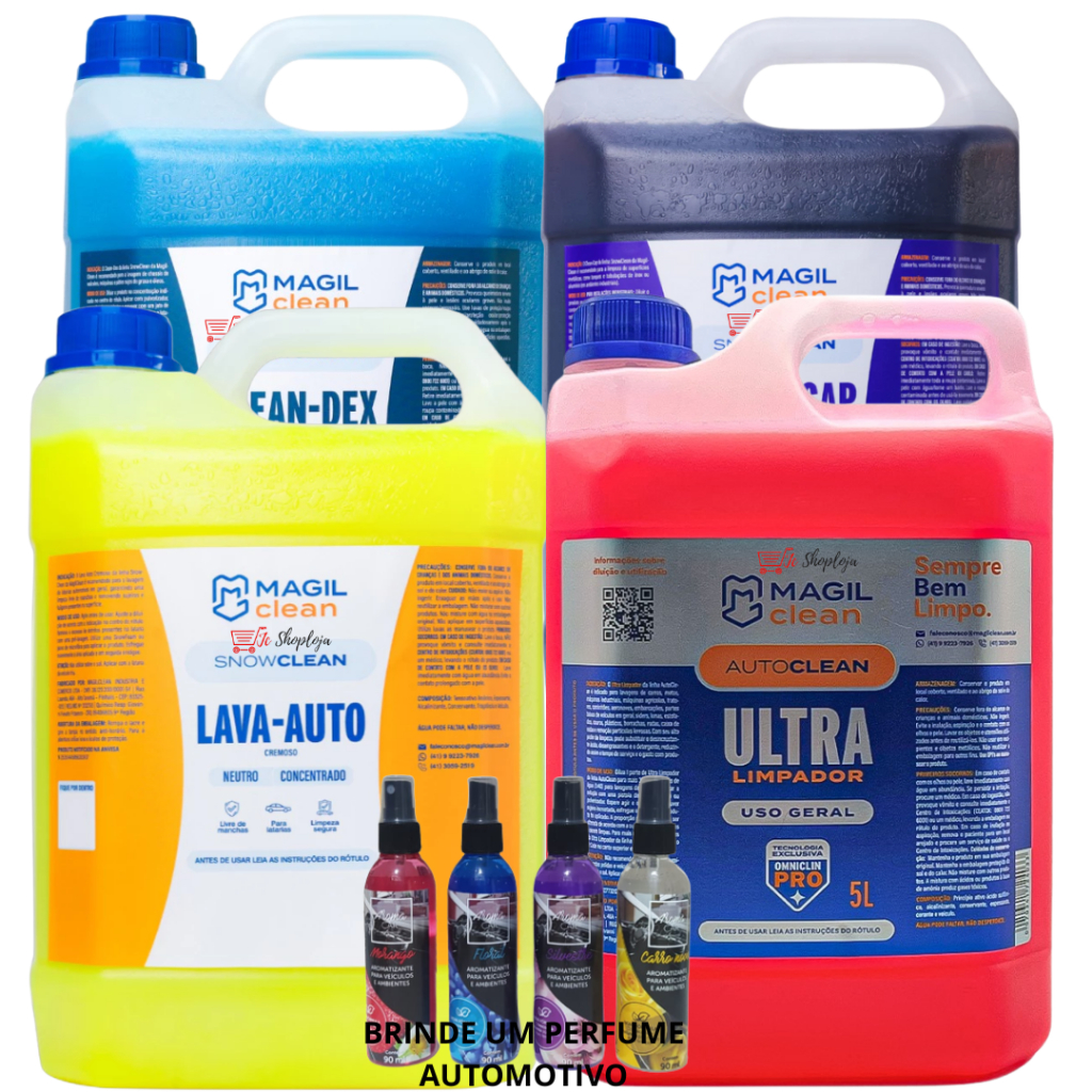 Kit Clean Cap, Clean Dex, Lava Auto E Auto Clean | Shopee Brasil