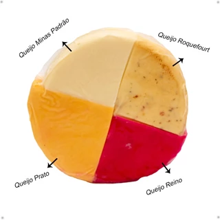 QUEIJO MISTO - QUATRO SABORES - QUEIJO NAPOLITANO 4 QUEIJOS KIT QUATRO QUEIJOS2