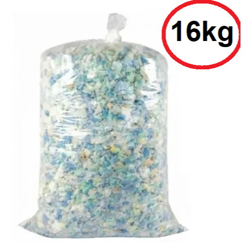 16kg Enchimento de Espuma p/ puffs e almofadas travesseiros e artesanato