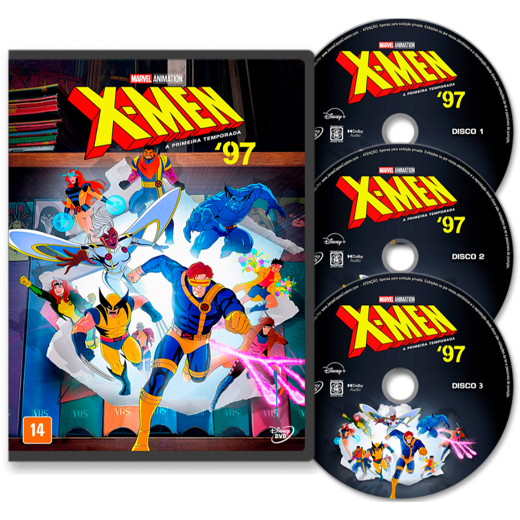 DVD - X-Men '97 1ª Temporada Completa (2024) (Dual Áudio) (DVD