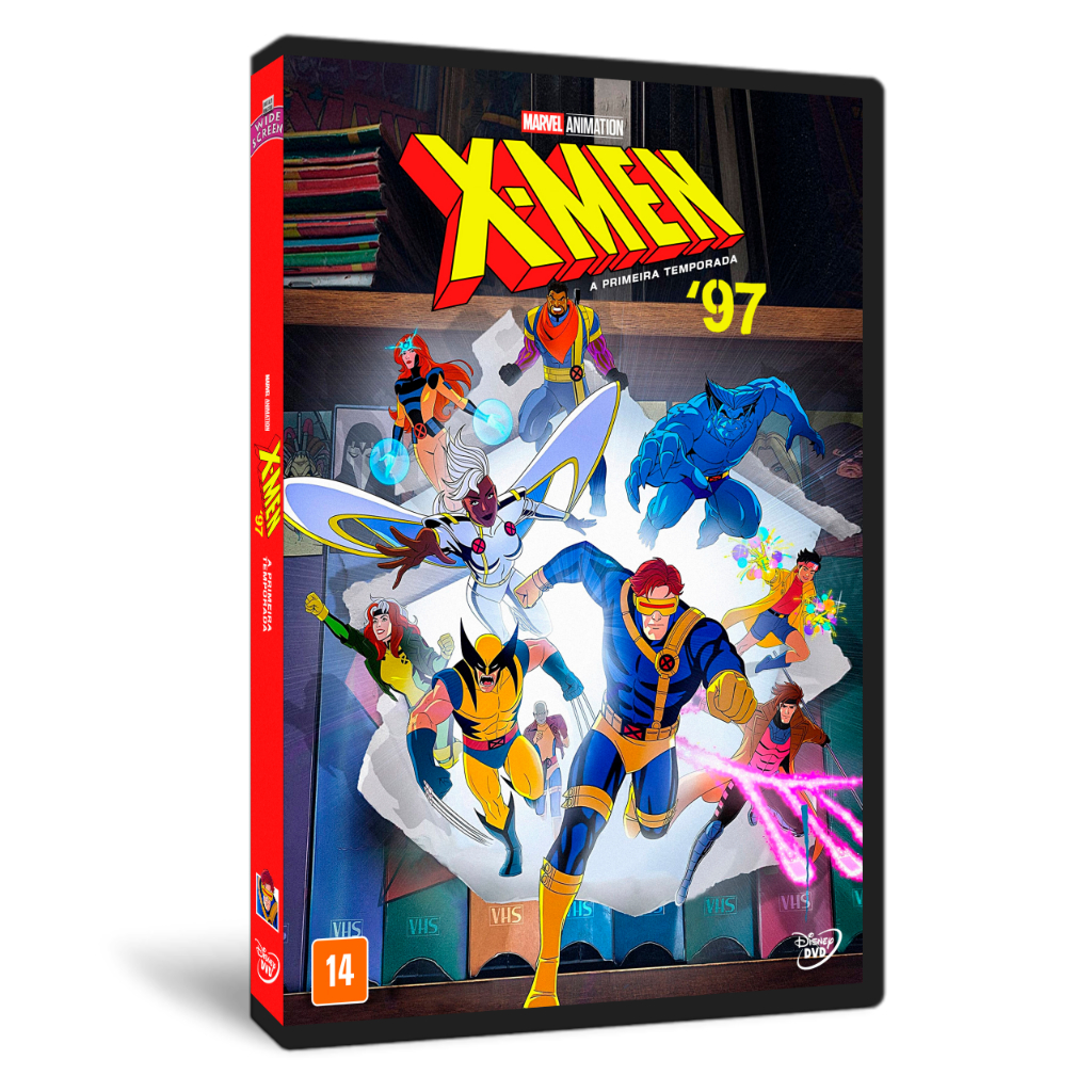 DVD - X-Men '97 1ª Temporada Completa (2024) (Dual Áudio) (DVD