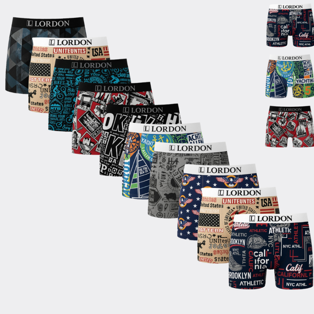 Kit 20 Cuecas Boxer Plus Size XG ao G4 Masculina Microfibra